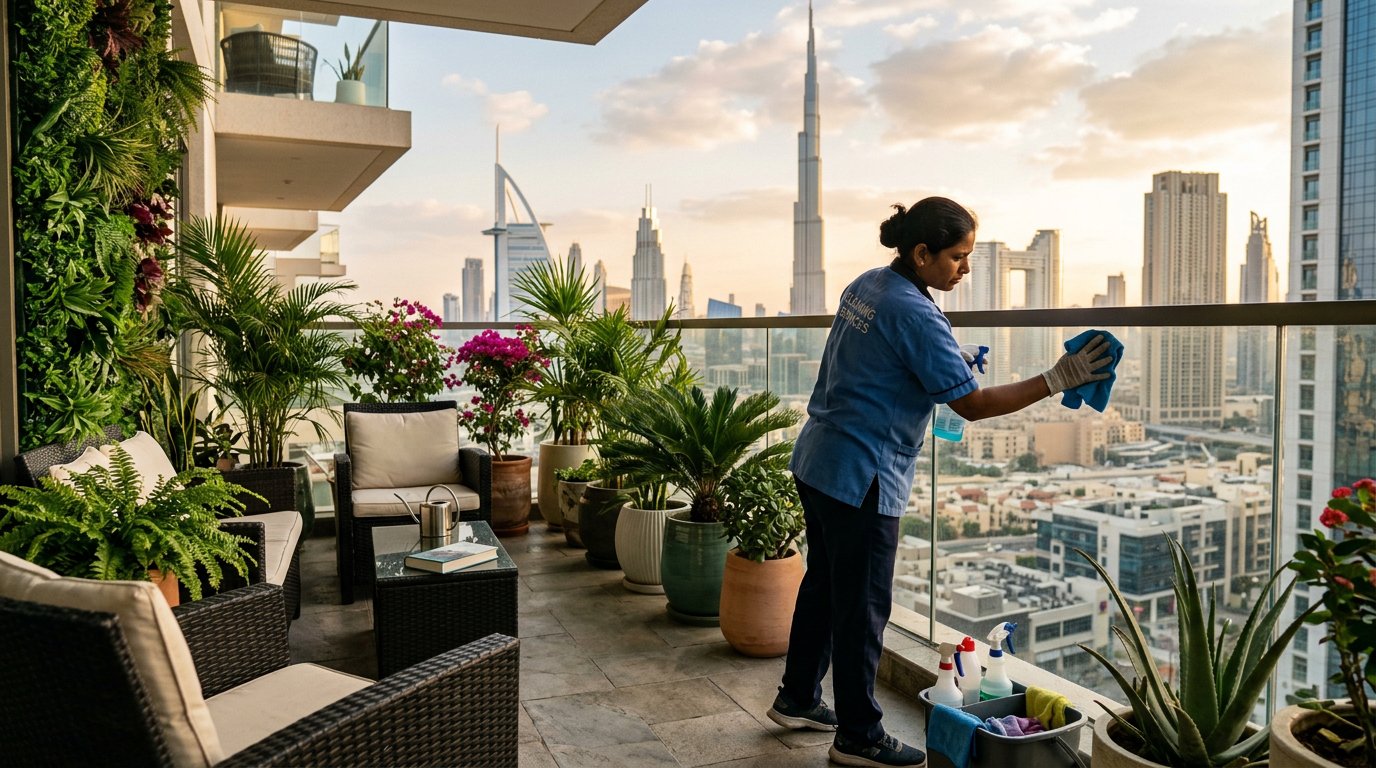 Balcony Cleaning